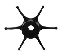 Metallo elegante e resistente per la modifica del freno a sei stelle per il tuo preferito (nero destro)