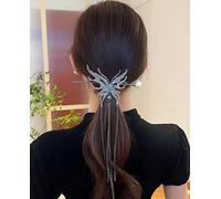 Metallo Farfalla Bastone per Capelli Perla Bacchette Per Capelli Clip Per Capelli Chignon Pin Decorazione Dei Capelli Tornante Accessori Per Capelli Cinesi per Le Donne