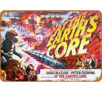 Metallo Firmare At The Earth's Core 1976 25.4cm x 35.6cm Poster ⭐ US Venditore ⭐