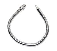 Metallo flessibile acqua olio tubo di raffreddamen Tubo refrigerante con ugello a testa tonda for macchina CNC/fresatura/tornio 1/2 1/4 3/8 pollici acqua olio(3/8-INNER THREAD 400mm)