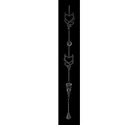 Metallo Fūrin - Cuore Diavolo - Alchemy Inghilterra Gotico Wanddeko Windschmuck