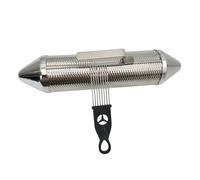 Metallo Guiro Strumento Shaker Guiro Shaker Con Raschietto Strumento Musicale Cilindro Rotondo Latino Percussioni Strumenti