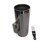 Metallo Guiro Strumento Shaker Guiro Shaker Con Raschietto Strumento Musicale Cilindro Rotondo Latino Percussioni Strumenti