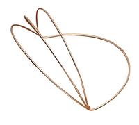 Metallo Hairband Tre linee Sposa Copricapo Oro Argento Copricapo Teste Fasce per capelli Impostazione Base Componenti Gioielli