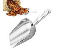 Metallo Ice Scoop - Pala Da Cucina In Acciaio Per Il Produttore |, Multiuso, Utilità Chicchi Di Caffè, Caramelle, Farina, Popcorn, Durevole E Antiruggine, Facile Da Pulire