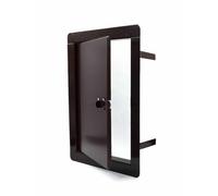 Metallo Marrone Accesso Pannelli 135mm x 210mm Acciaio Camino Servizio Porta