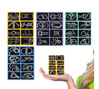 Metallo - Metallo Giocattolo educativo per adulti | Gioco di puzzle logico a forma di per studio a casa, viaggi, Natale, compleanno, Halloween, vacanza