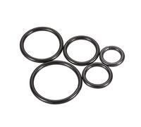 Metallo O Ring 16mm/20mm/25mm/32mm/38mm ID,3,8mm Spessore Ferro Anelli Nero 50pz