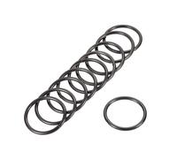 Metallo O Ring 38mm (1,5") ID 3,8mm Spessore Ferro Anelli Nero 15pz