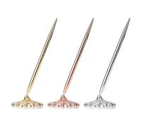 Metallo Penna a Sfera Allegato di Base Stand Scrivania Ufficio Counter Invitati