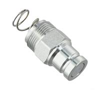 Metallo per attacco rapido 3/8" Maschio Flat Face Hydraulic Metallo | Design a testa piatta, riduce al minimo la perdita di olio, compatibile con i modelli Bobcat, per una robusta struttura in