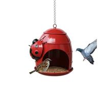 Metallo per uccelli - Porta alimenti resistente al clima, da appendere | Per esterni, per attirare fringuelli e colibrì in giardino, cortile, veranda