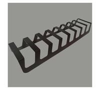 Metallo Piastrella Espositore, Tutto In Uno Desktop Piastrella Campione Rastrelliera Portaoggetti Per Posizionare Materiale Da Costruzione, Vetro, Multistrato Piatto Di Legno Supporto Organizer(Black,