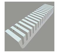 Metallo Piastrella Espositore, Tutto In Uno Desktop Piastrella Campione Rastrelliera Portaoggetti Per Posizionare Materiale Da Costruzione, Vetro, Multistrato Piatto Di Legno Supporto Organizer(White,