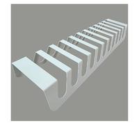 Metallo Piastrella Espositore, Tutto In Uno Desktop Piastrella Campione Rastrelliera Portaoggetti Per Posizionare Materiale Da Costruzione, Vetro, Multistrato Piatto Di Legno Supporto Organizer(White,