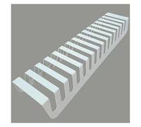 Metallo Piastrella Espositore, Tutto In Uno Desktop Piastrella Campione Rastrelliera Portaoggetti Per Posizionare Materiale Da Costruzione, Vetro, Multistrato Piatto Di Legno Supporto Organizer(White,