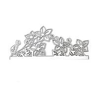 Metallo Pizzo Taglio Rosa Serie Fiore Goffratura Sceneggiatura Stencil Estetico Decorativo Invito Matrimonio Carta Timbro Invito Il Taglio