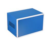 Metallo progetto blu scatola di giunzione contenitore 180 x 130 x 110mm