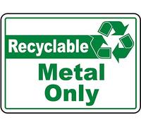 Metallo riciclabile solo manifesto di alluminio della placca del segno del metallo dei segni di sicurezza 8X12 pollici
