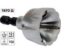 Metallo Rigido HSS Esterno Tubo Sbavatore Filetto 3-19mm Trazione 1/4 " Rame Alu