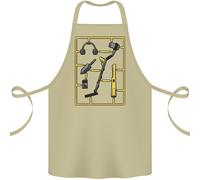 Metallo Rilevazione Equipment; Etector Roba Cotone Grembiule 100% Biologico