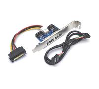 Metallo SATAs ai convertitori di ESATA con potere sopra per il potere dei computer sopra la carta