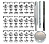 Metallo Scatto Leathercraft 15MM Convesso Attrezzo Installazione Premere Borchie