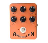 Metallo simula distorsione pedale cassa di suono con top montato porta adatto per chitarra elettrica con True Bypass Footswitch regolabile guadagni controllo