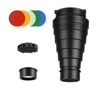 Metallo Snoot Set Con 5Pieces Colore Migliora Illuminazione In Fotografia Commerciale E Interna Per Bowens Mount