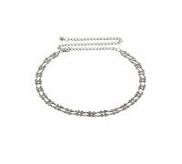 Metallo Strass Cintura per Donna Elegante Girovita Catena Abito Oro Argento