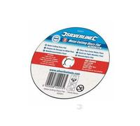 Silverline 447131 - Dischi da taglio piatti per metallo, 115 x 3 x 22,23 mm, confezione da 10