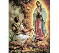 Metallo Targa Vergine Maria San Juan Diego Cattolica Targa Metallo Vintage Poster Targa Per Garage Parete Del Bagno Bar,30X40cm