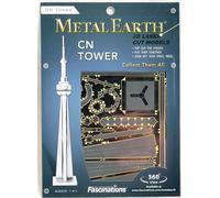 Metallo Terra Cn Torre 3D Metallo Modello + Pinzette 010589