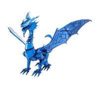 Metallo Terra Premium Blu Drago 3D Taglio Laser Modello Fascinations 13702