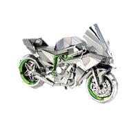 Metallo Terra Premium H2R Kawasaki Ninja 3D Taglio Laser Modello Fascinations