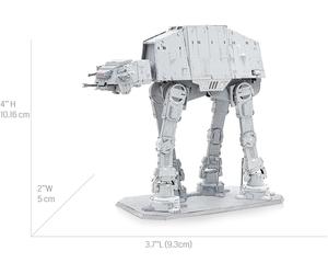 Metallo Terra Premium Star Wars Imperiale At-At 3D Taglio Laser Modello +