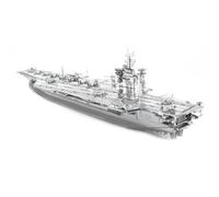 Metallo Terra Premium Uss Theodore Roosevelt CVN-71 3D Taglio Laser Modello