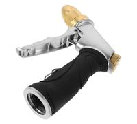 Metallo Ugello per Tubo da Giardino Argento ad Alta Pressione | Rame e Metallo, Impugnatura Ergonomica, per Irrigazione e Lavaggio Auto, Patio e Mobili