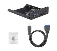 Metallo USB3.0 TYPE-C Pannello frontale fino a 5Gb/s Trasferimento dati Built-in Micro SD/TF Card Reader per 3.5 "Open Bay Space
