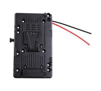 Metallo V-Mount Batteria Gusset Montaggio Rapido Montaggio V-Lock Piastra di montaggio con viti Per DSLR Batterie Fotocamera Fissaggio Batteria Della Macchina Fotografica Appeso Piastra Adattatore