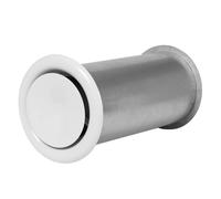 Metallo Ventilazione Condotto Kit con Telescopico Tubo Suono Isolamento Filtro &