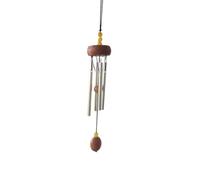 Metallo Wind Chime Mini Legno Alluminio Rod Decorazione Ciondolo Auto Y6G5 Regalo Chime Decorazione Giardino Vento