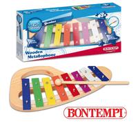 METALLOFONO 8 NOTE XILOFONO BONTEMPI 560820 STRUMENTI MUSICALI CON STRUTTURA IN