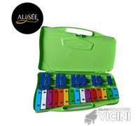 METALLOFONOALYSEE MT25 25 note VERDE Glockenspiel per Scuola tipo Angel xilofono