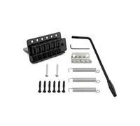 Metallor Ponte tremolo per chitarra a 6 corde con Whammy Bar per chitarra elettrica Fender Stratocaster Squier, colore nero.
