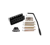 Metallor Ponte tremolo per chitarra elettrica a 6 corde, sellette in zinco per chitarra Fender Stratocaster Squier con Whammy Bar nero.
