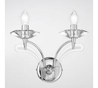 Metallux Applique Icaro 2 luci cromo Metallux