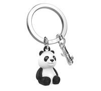 METALMORPHOSE MTM293-01 - Portachiavi Panda e bambù, nero, bianco, taglia unica, Taglia unica