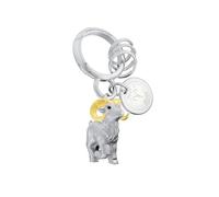 METALMORPHOSE - Portachiavi con segno zodiacale Ariete, segno zodiacale Ariete, regalo uomo, donna e bambino, argento, taglia unica