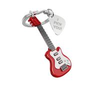 METALMORPHOSE - Portachiavi per chitarra, portachiavi, strumento musicale, regalo originale per uomo e donna, multicolore, taglia unica